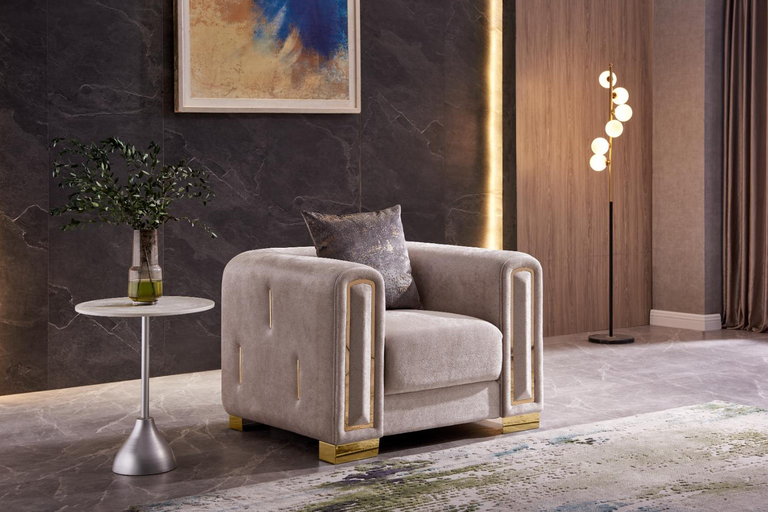 IMPREZA™ – MODERN VELVET SOFA SET – L1525