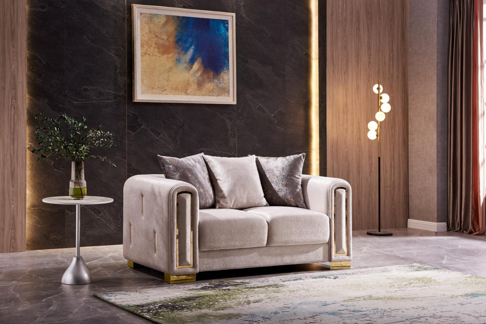 IMPREZA™ – MODERN VELVET SOFA SET – L1525