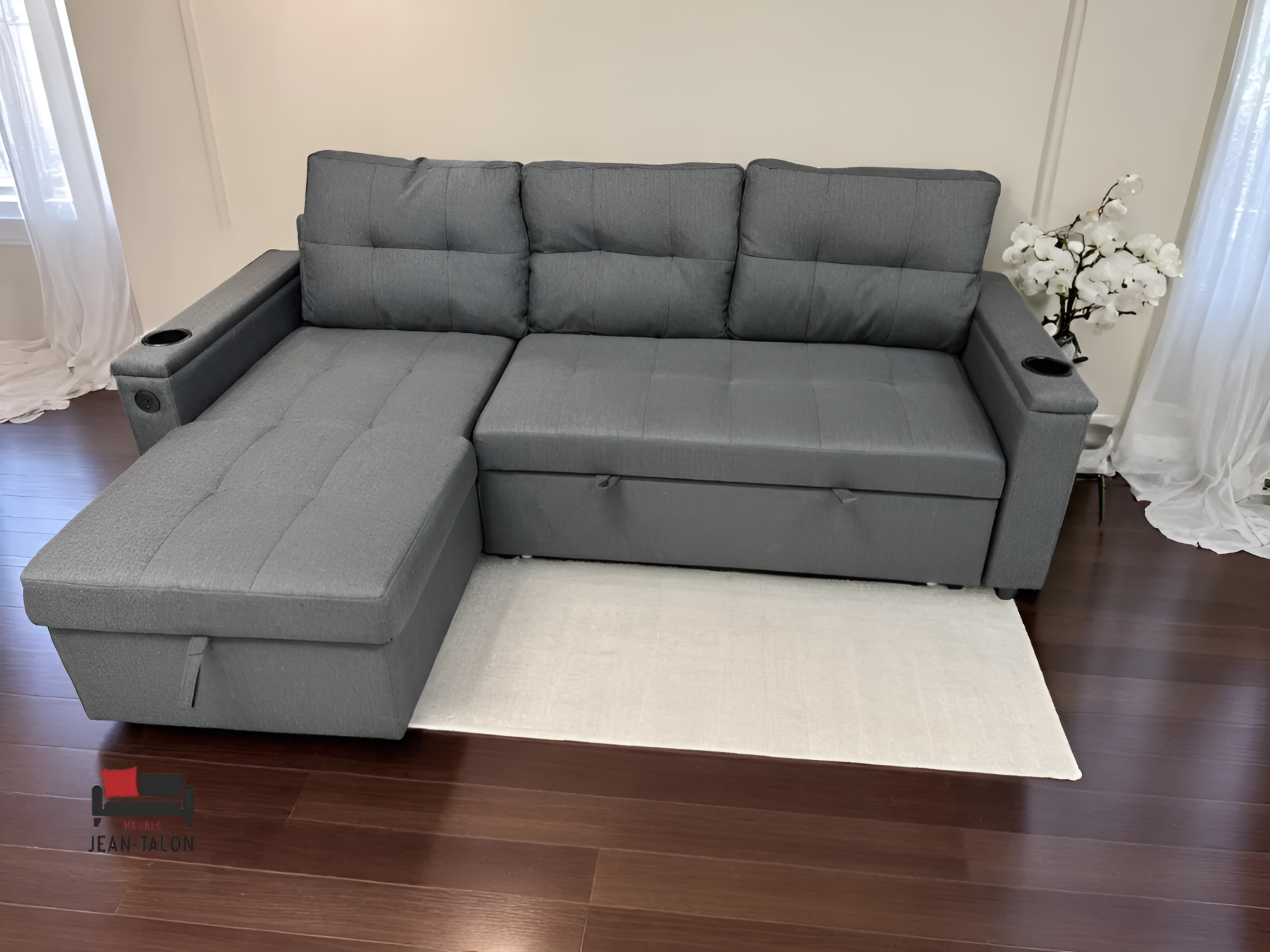 FlexiDream™ Modular Fabric Sofa Bed – 6142