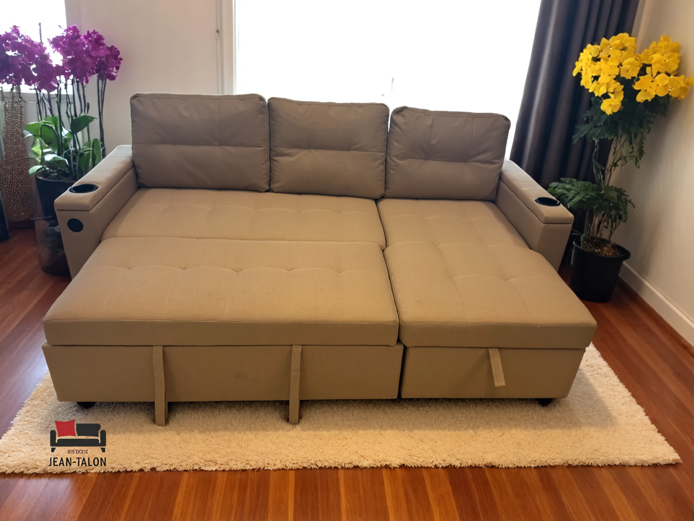 FlexiDream™ Modular Fabric Sofa Bed – 6142
