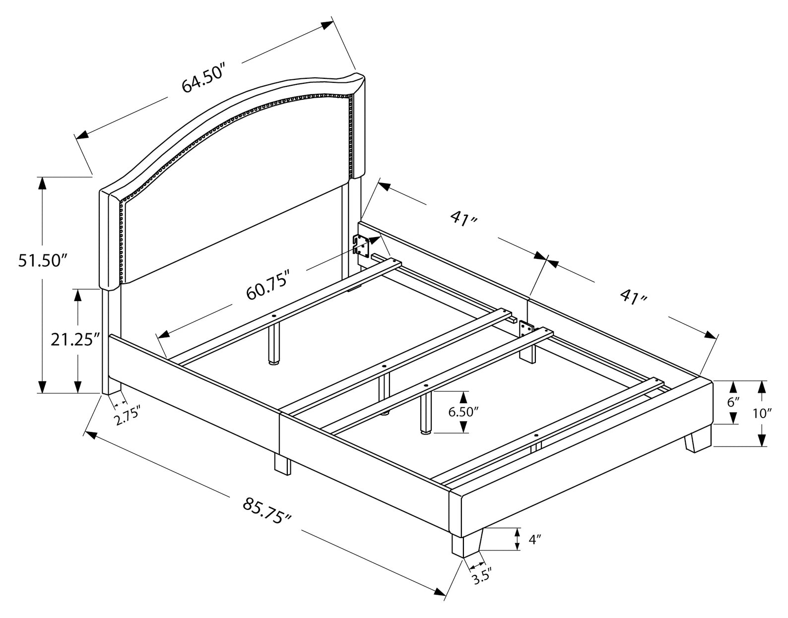LAMONTÉ™ – UPHOLSTERED BED – I-5938Q