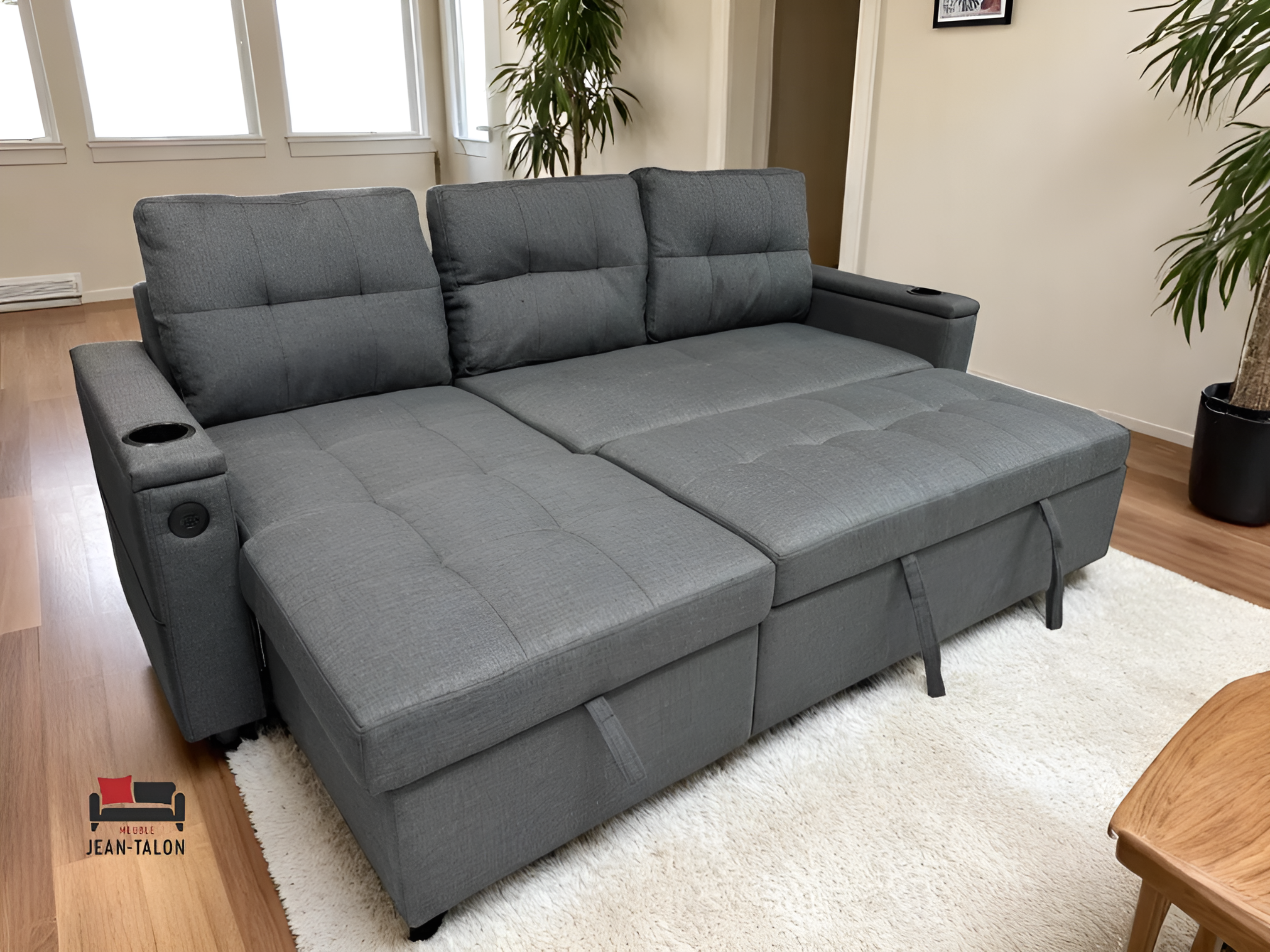 FlexiDream™ Modular Fabric Sofa Bed – 6142