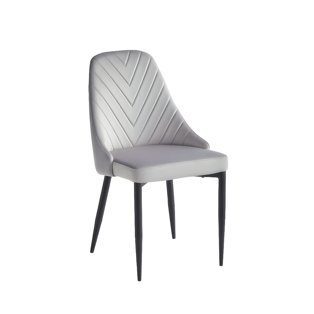 Chaise de salle à manger en velours – C-1531