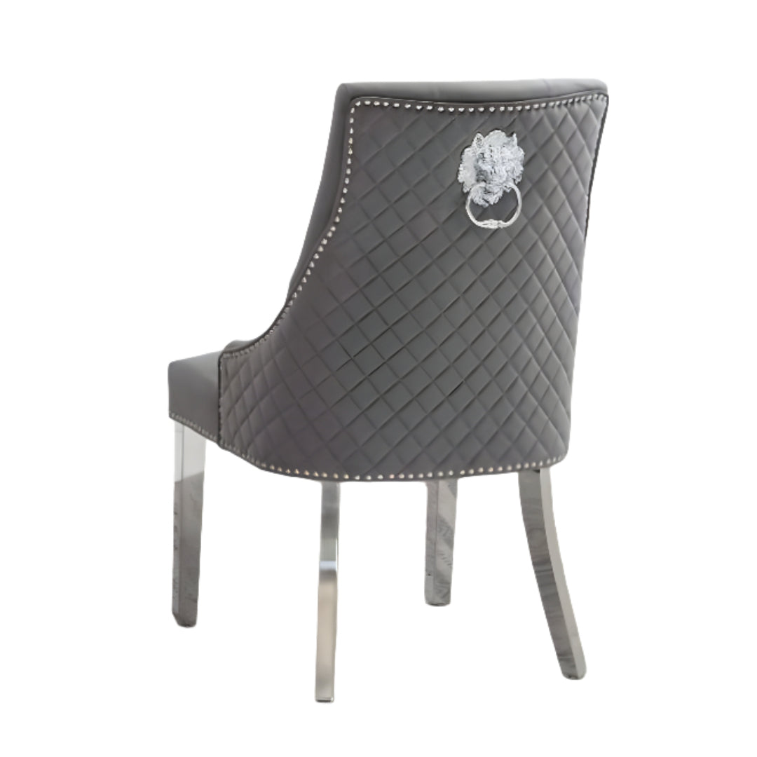Chaise de salle à manger en velours – C-1250