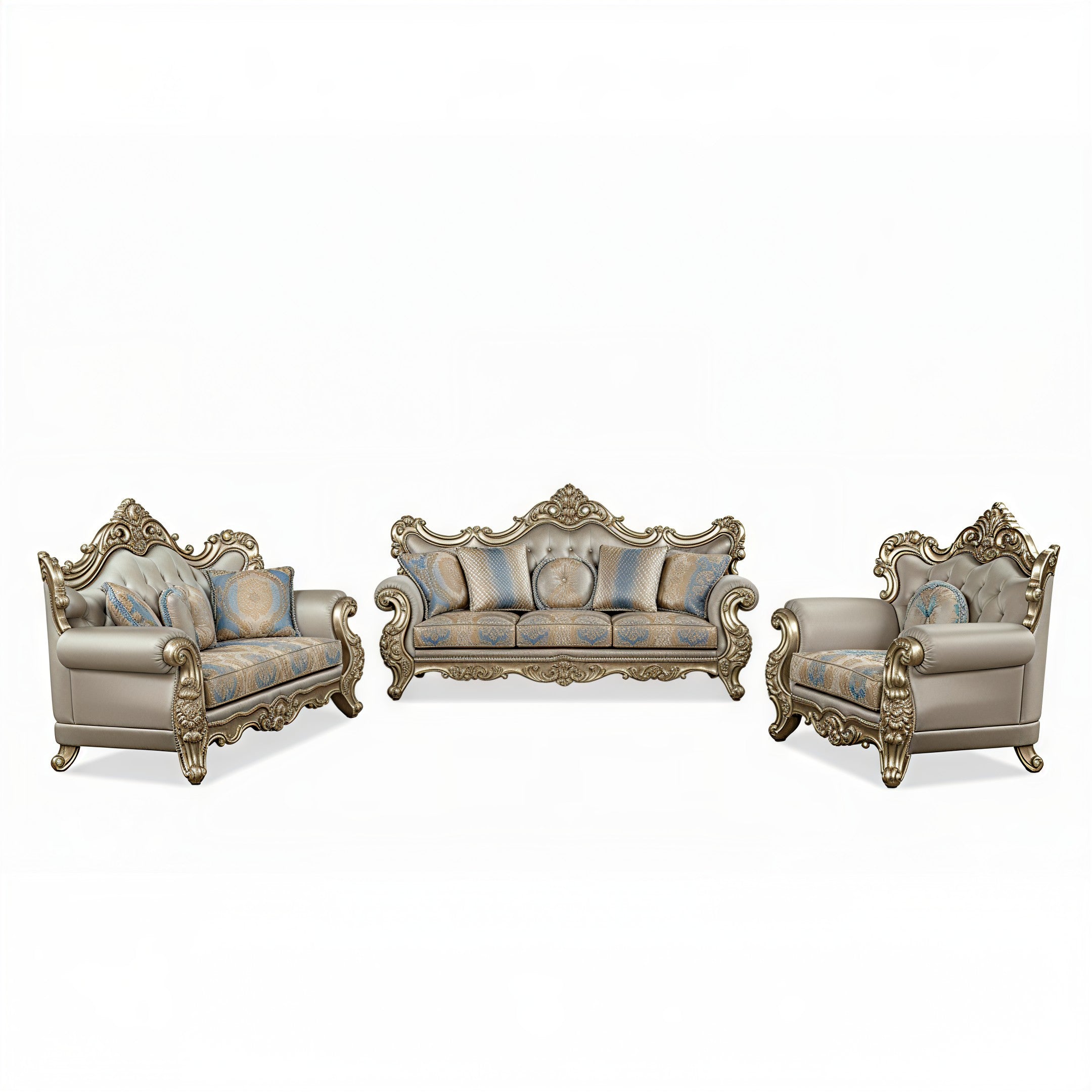 ISABELLA ROYALE™ – CLASSIC EUROPEAN LIVING ROOM SET – L1425