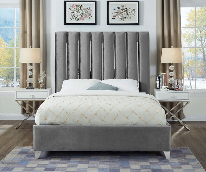 The Chrome Channel Design Features Velvet Bed – IF-5622