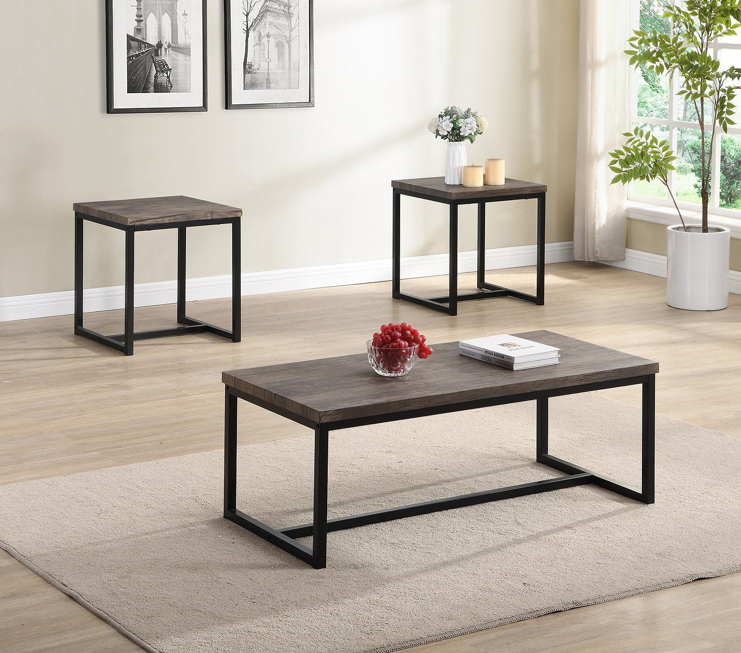 Ensemble de 3 tables basses – IF-3230