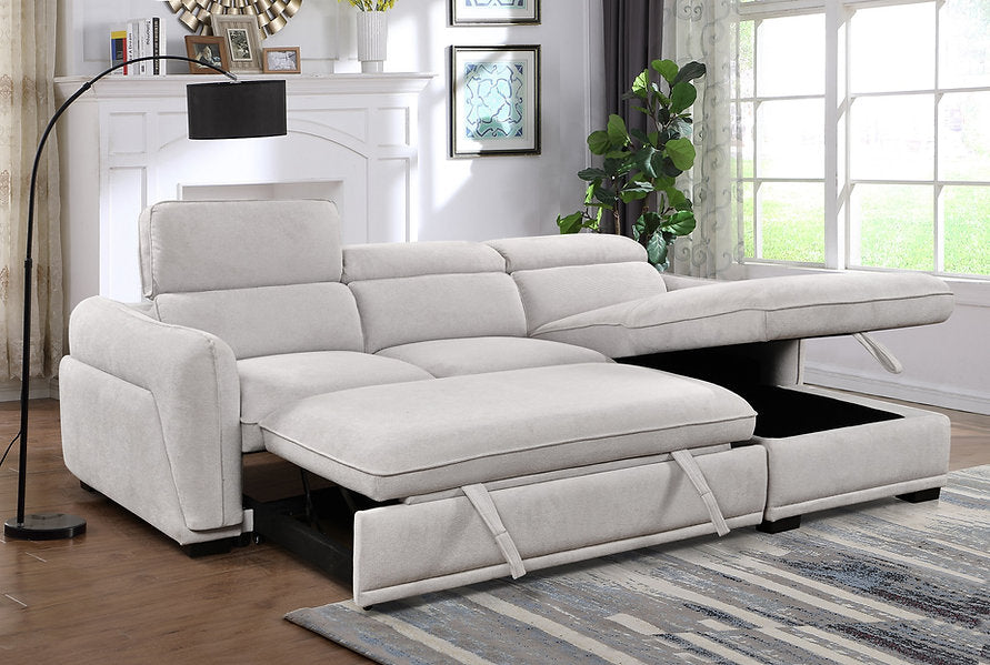 MONDRIA™ – LIGHT GREY SOFA BED SECTIONAL – IF-9005