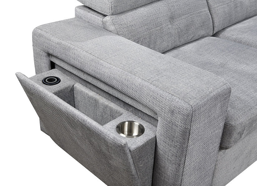 AVANTIS™ – SOFA BED SECTIONAL WITH CHARGING STATION – IF-9081