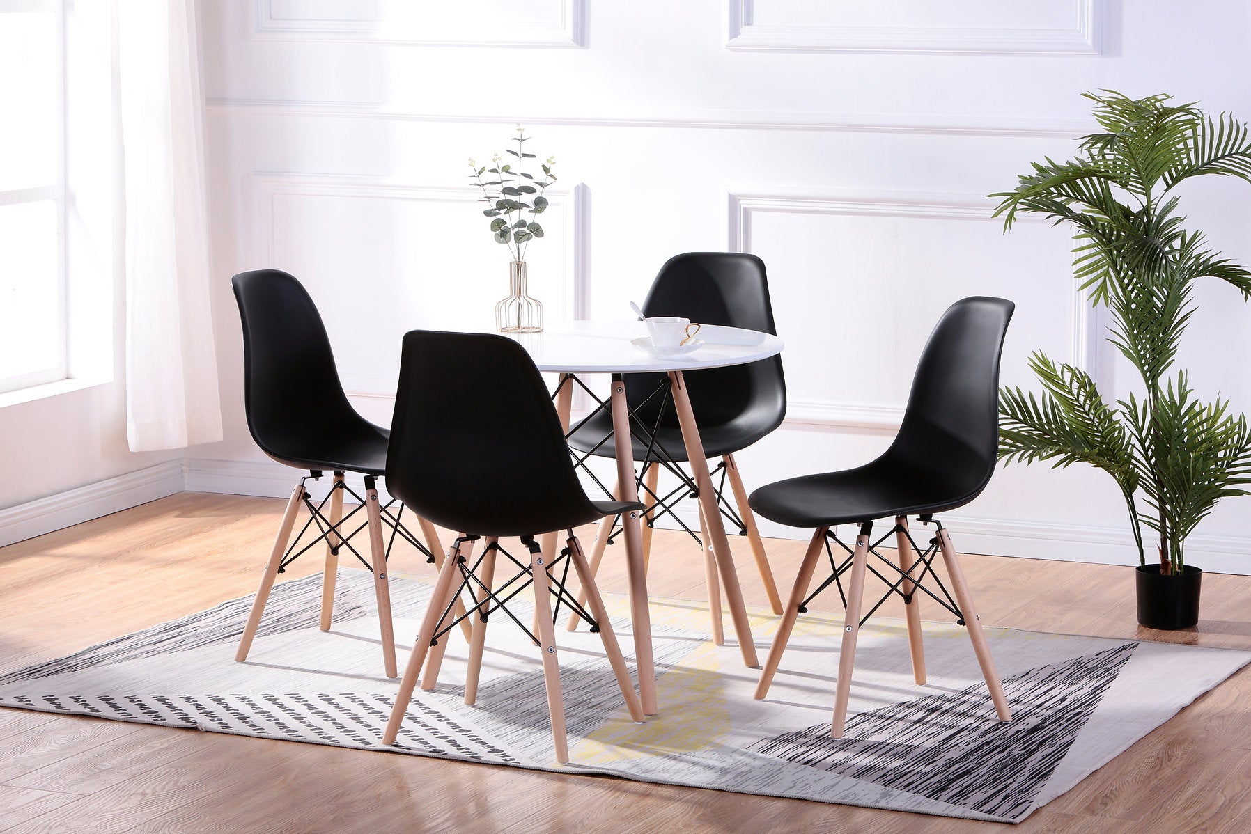 Modern Eiffel Round Dining Set – Model T-1405