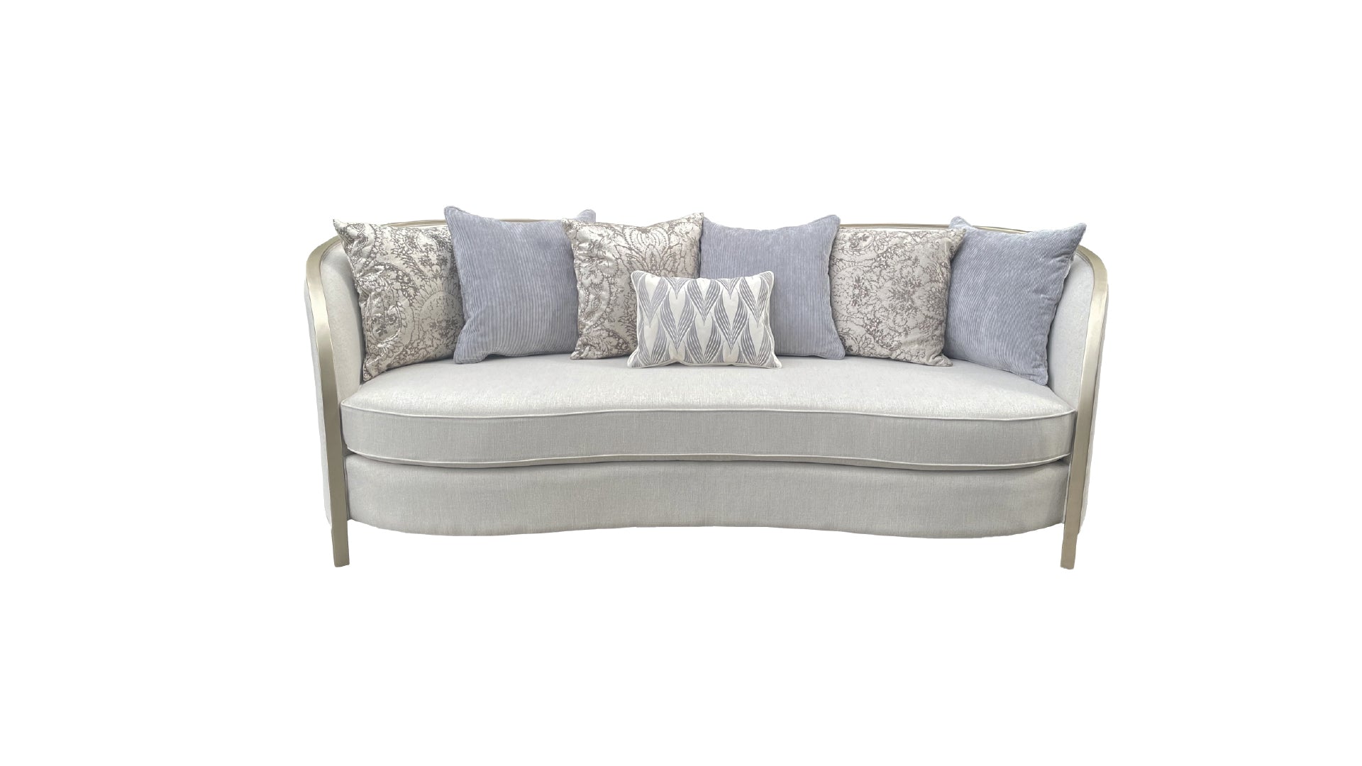 SCARLETT™ – ELEGANT WOOD-TRIMMED LIVING ROOM SET – L1925