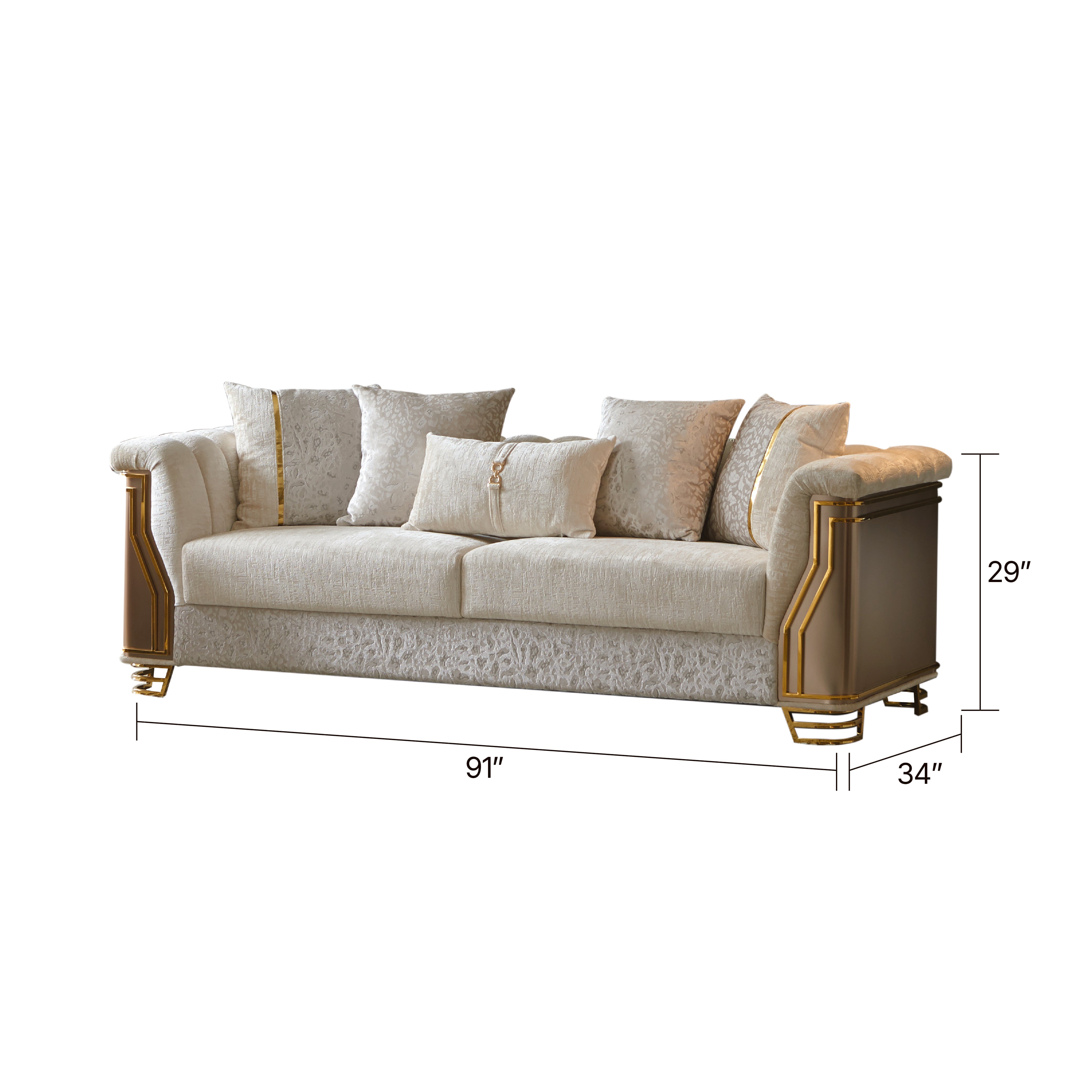 CHATEAU™ – MODERN ELEGANT SOFA SET – L8625