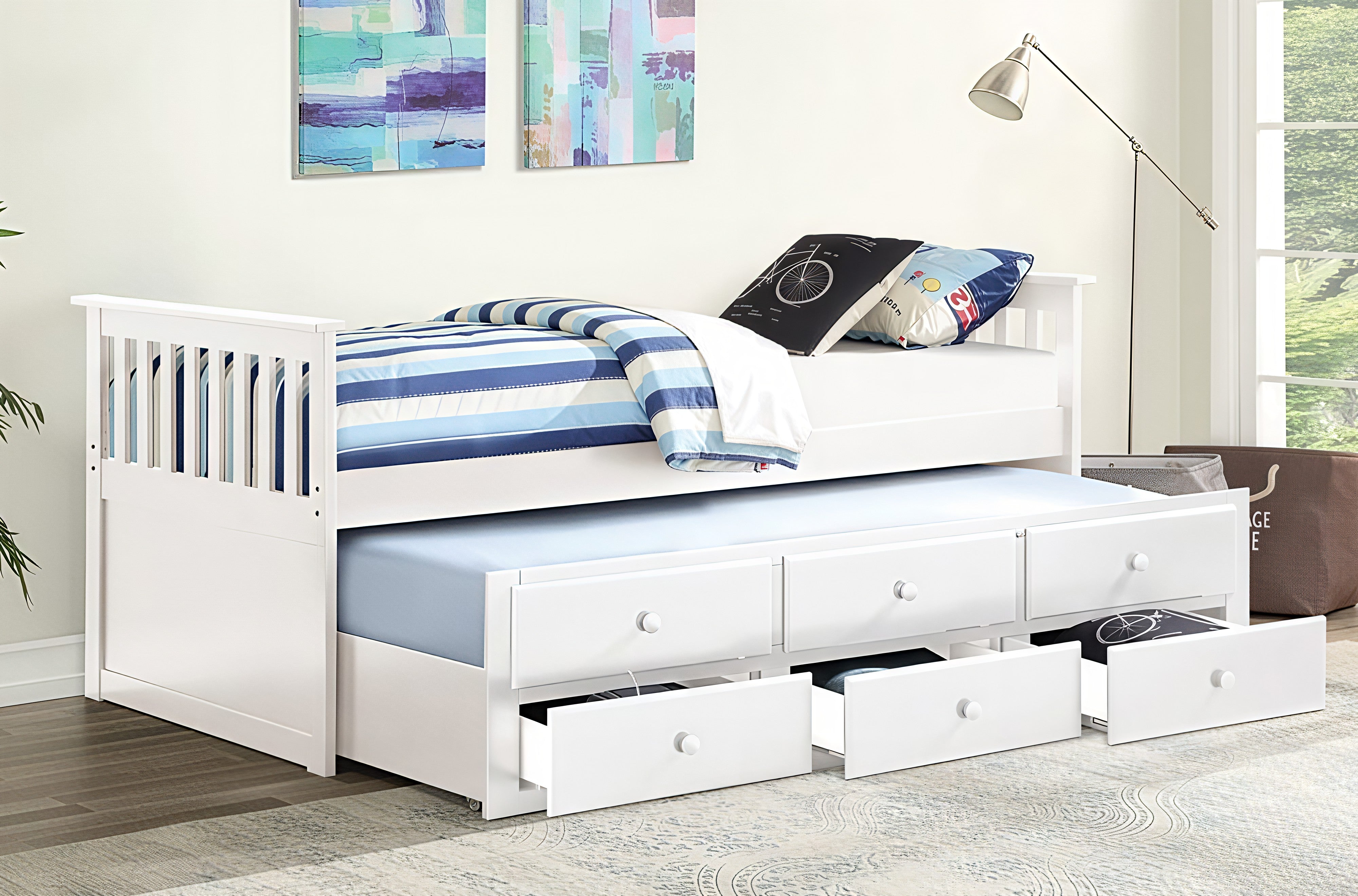 BROOKHAVEN CREW™ – SOLID WOOD CAPTAIN’S DAYBED – T2100
