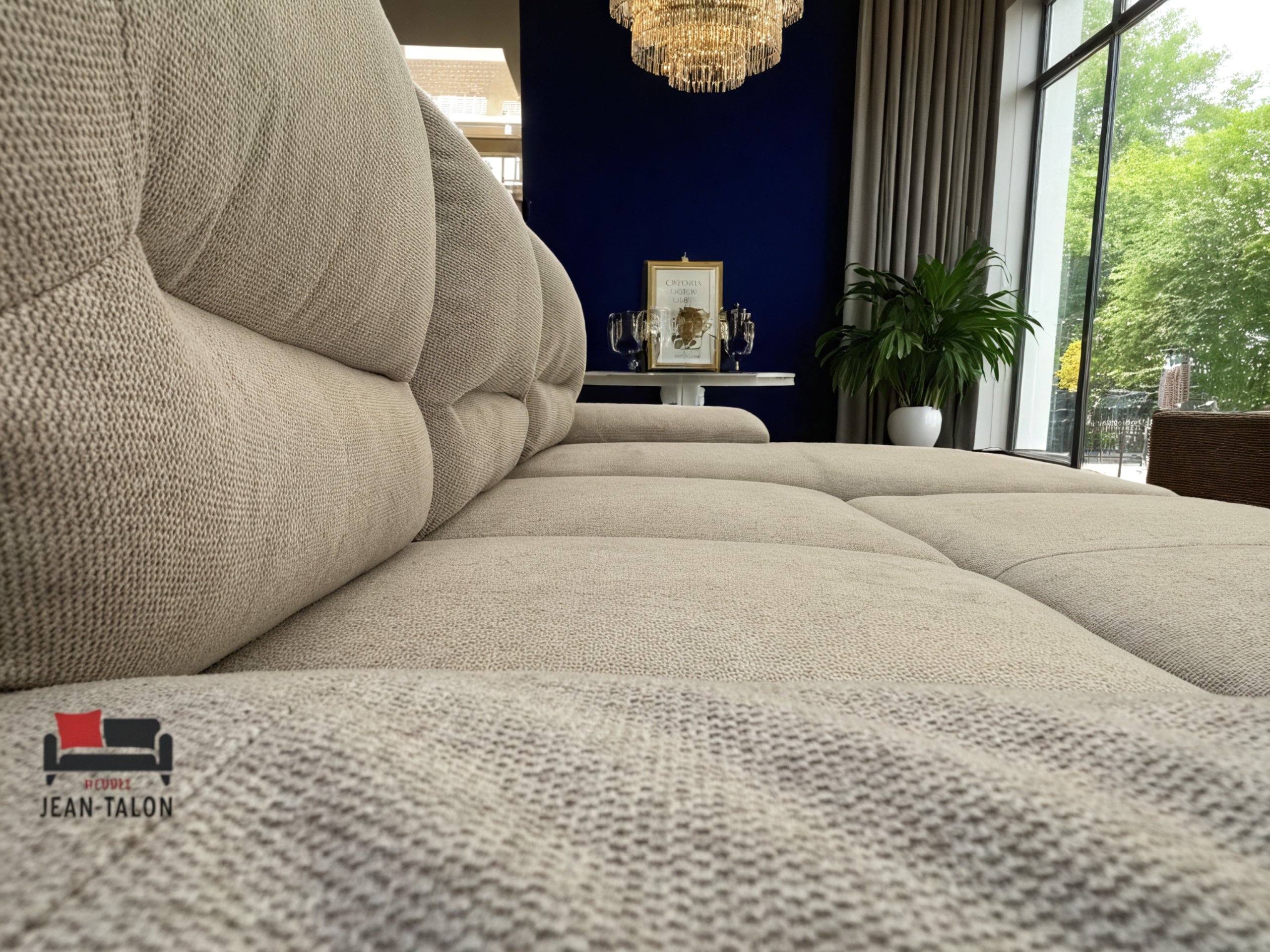 CloudEase™ Modular Fabric Sofa Bed – 6252