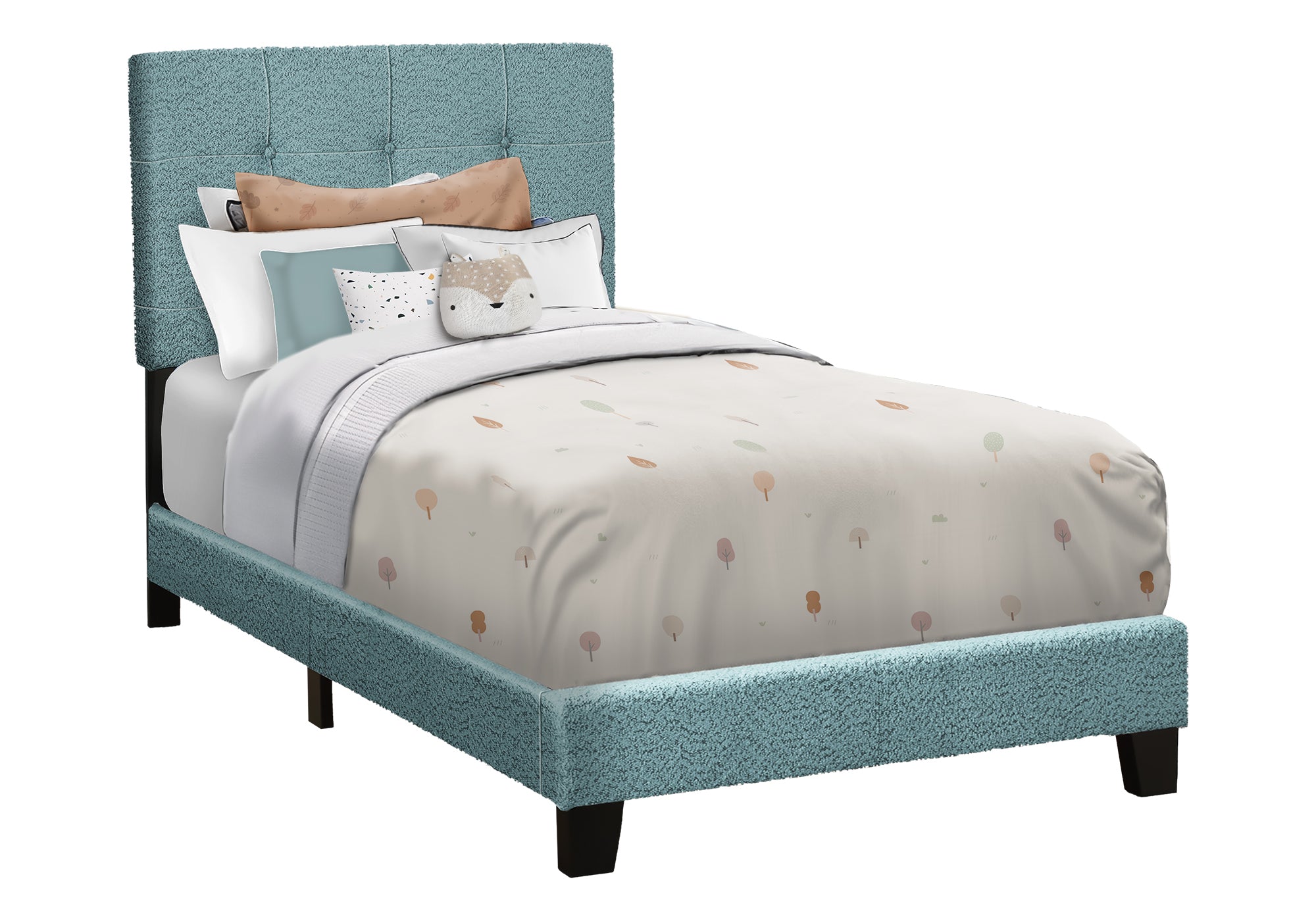 ASTON BOUCLÉ™ – UPHOLSTERED SINGLE BED – I-5805T