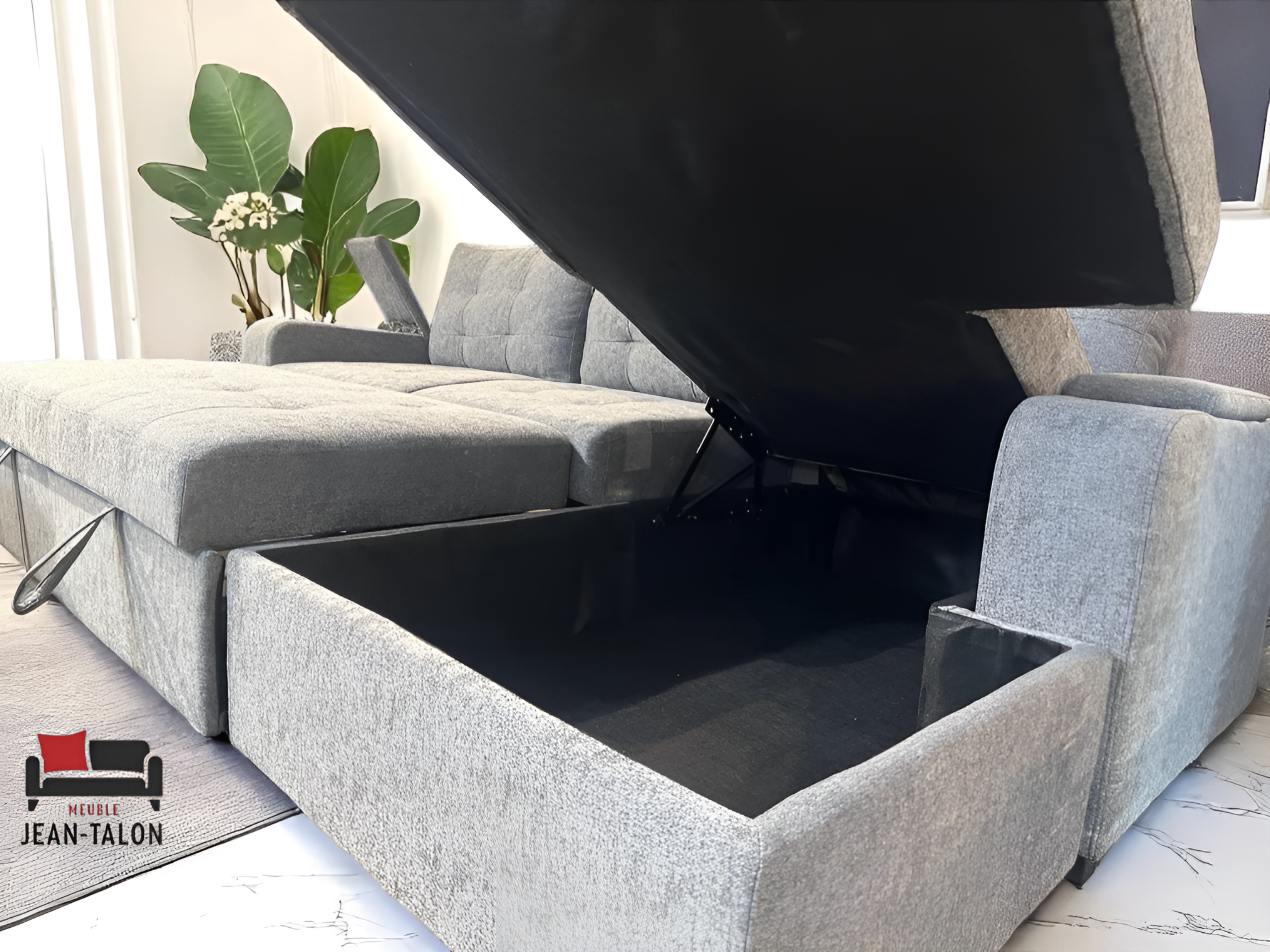 UrbanFold™ Fabric Sofa Bed – 6231