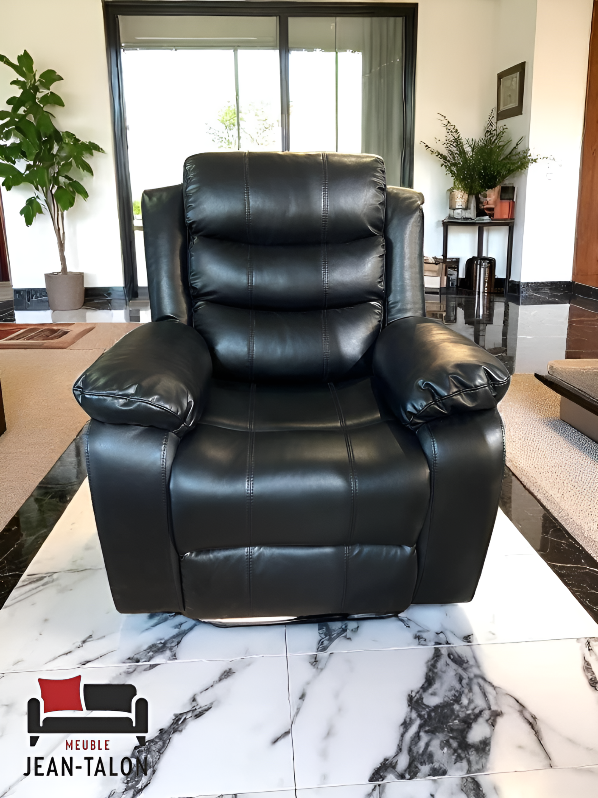 ModenaLeather™ 3‑Piece Manual Reclining Leather Sofa Collection – 7006