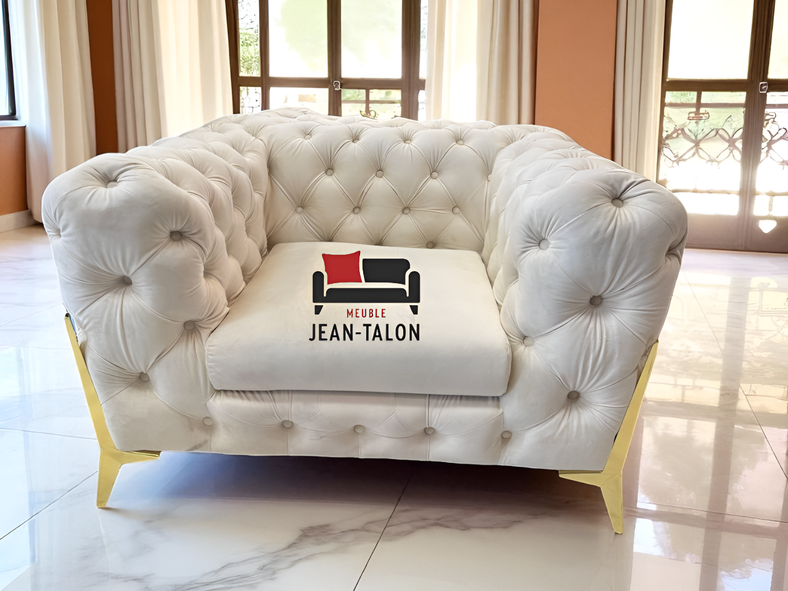 RolaCurve™ 3‑Piece Tufted Velvet Sofa Collection – 6090