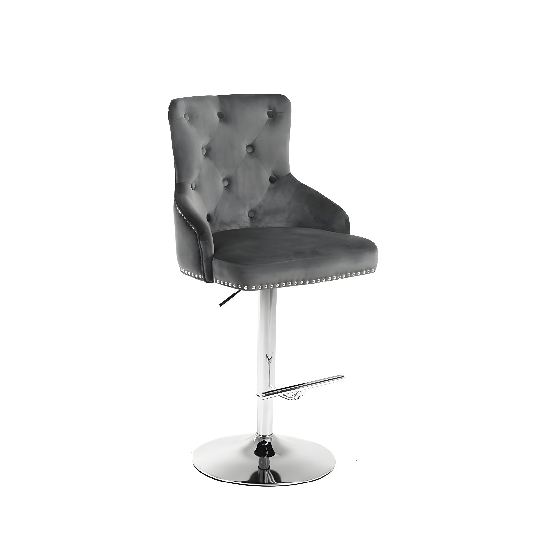 Tabouret de bar en velours – ST-6020
