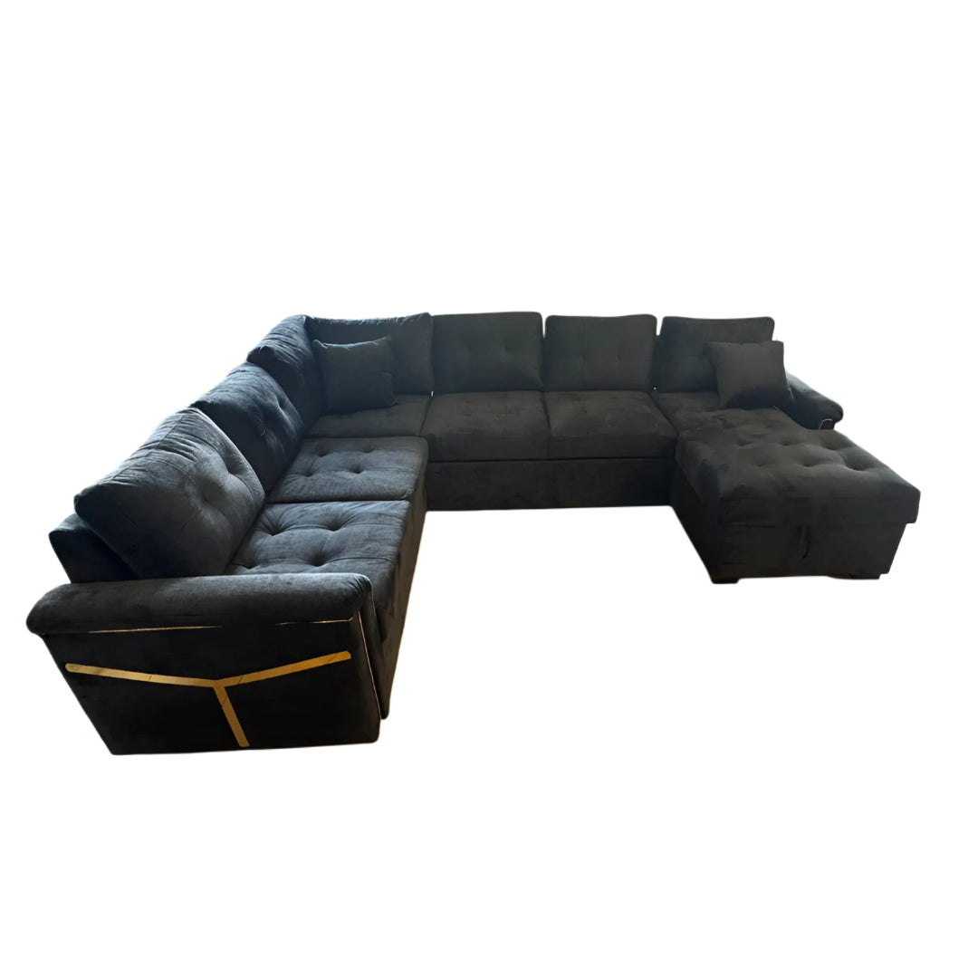 FlexiLounge™ Convertible Sofa Bed in Performance Weave – 6237