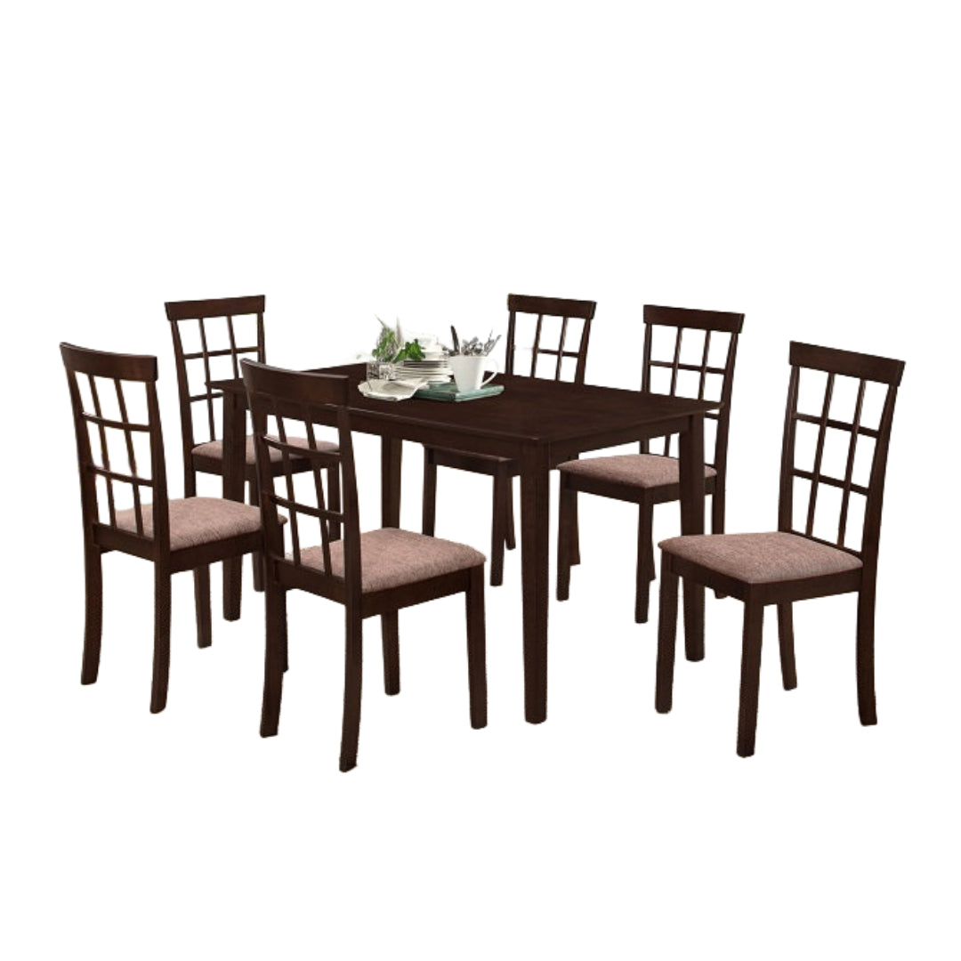 Espresso Extension Dining Set – Model T-1045