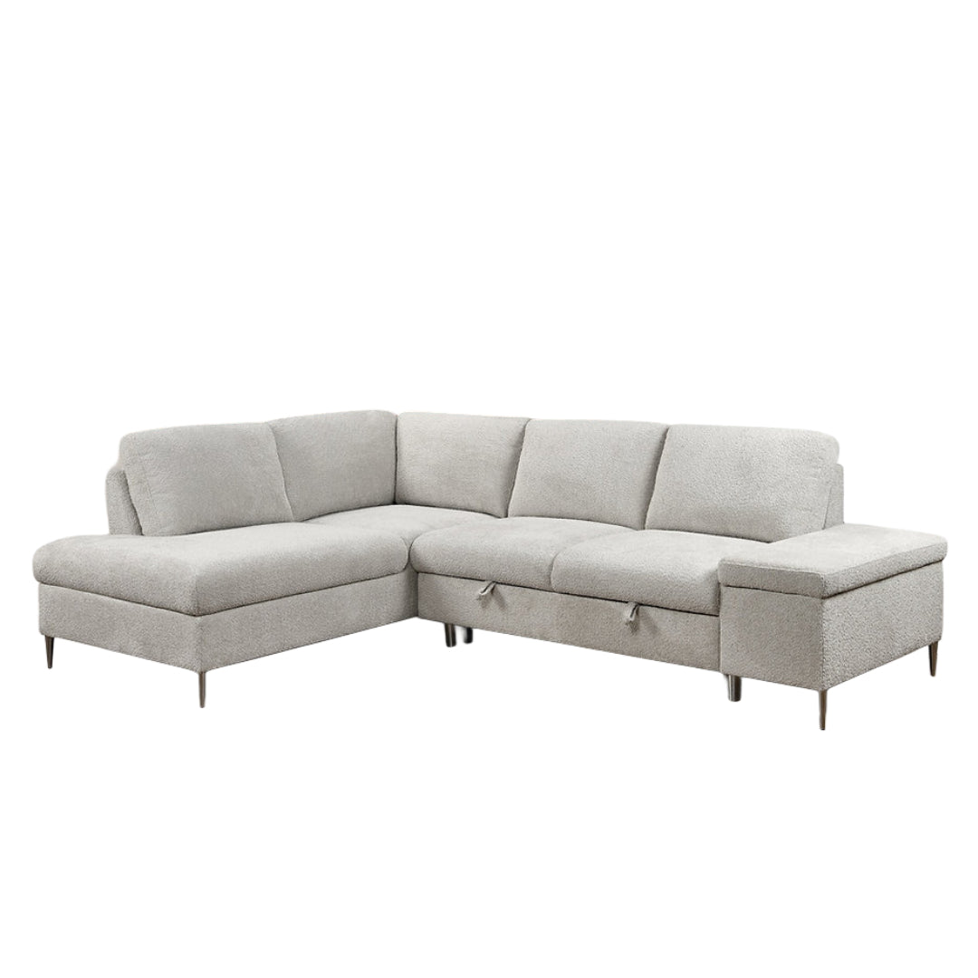 AVALON™ – SOFA BED SECTIONAL IN BOUCLÉ FABRIC – IF-9023
