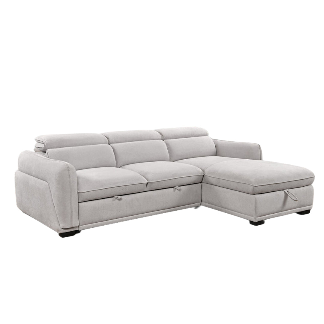 MONDRIA™ – LIGHT GREY SOFA BED SECTIONAL – IF-9005