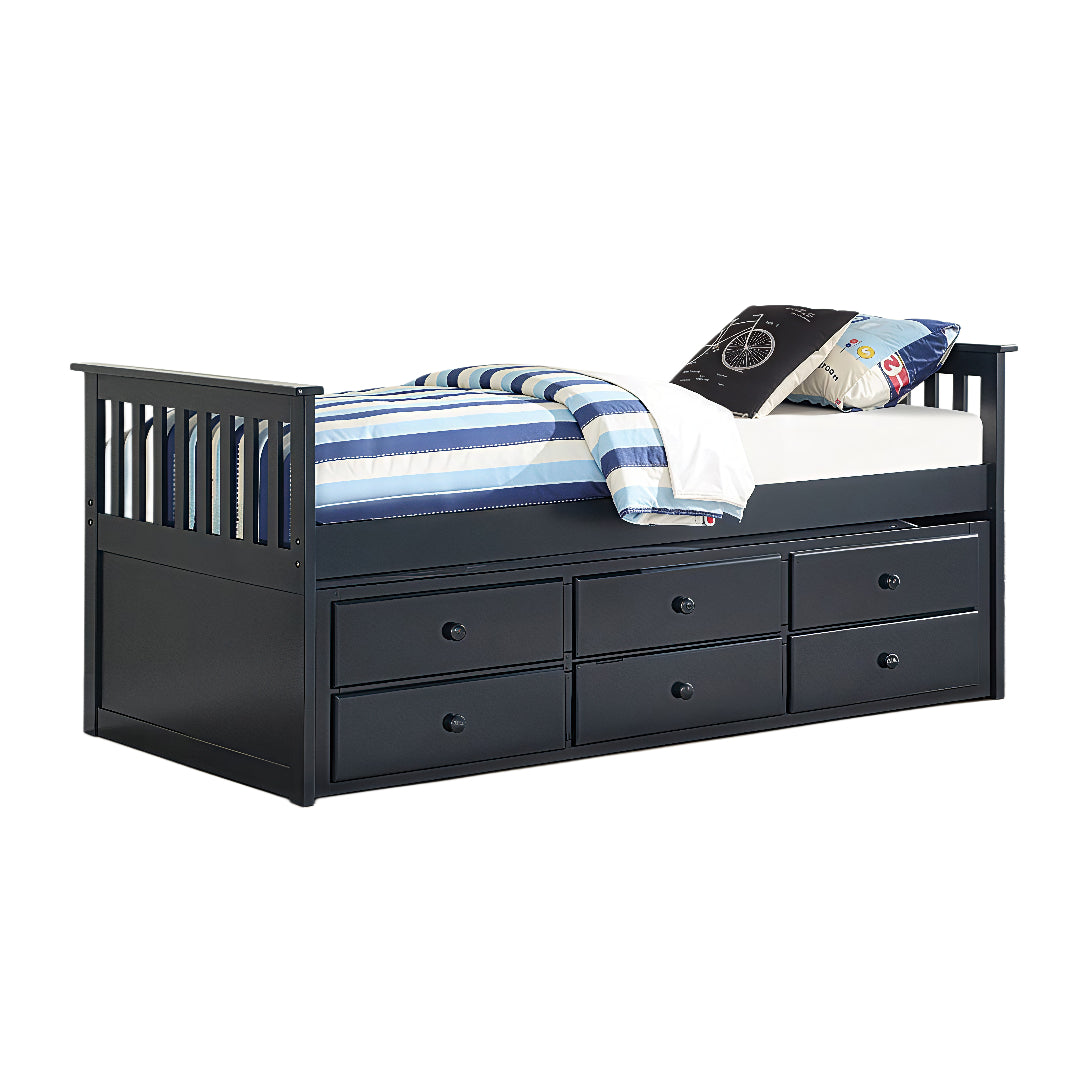 BROOKHAVEN CREW™ – SOLID WOOD CAPTAIN’S DAYBED – T2100