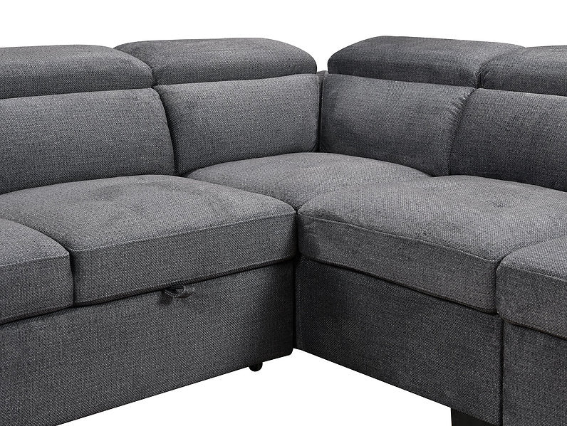 LUXORA™ – SOFA BED SECTIONAL WITH ADJUSTABLE HEADRESTS – IF-9090