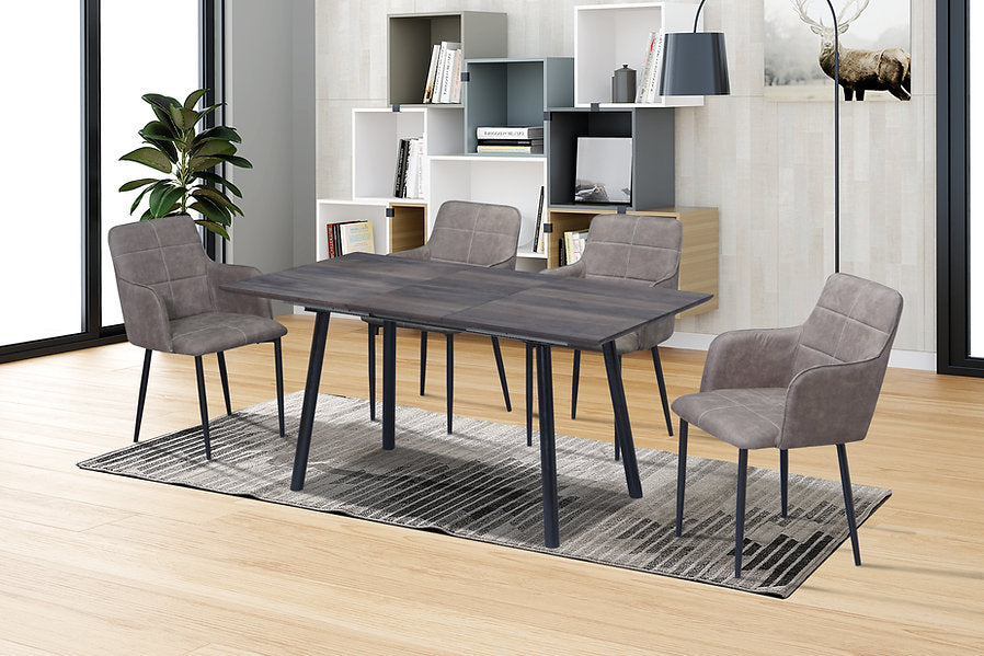 Industrial Extendable Dining Set – Model T-1814