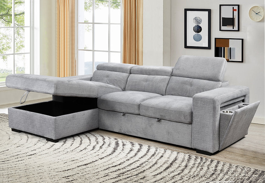 AVANTIS™ – SOFA BED SECTIONAL WITH CHARGING STATION – IF-9081